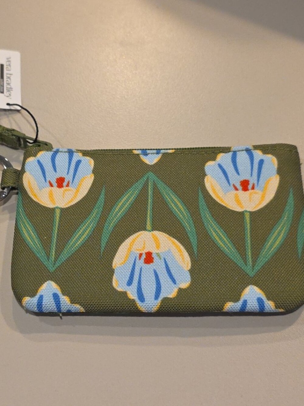 Vera Bradley Zip Id Case - Tulip Rows - New with Tags